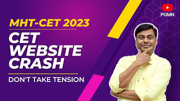 MHT CET 2023 Website Crash | HSC Board - 2023 | Mukesh Sir
