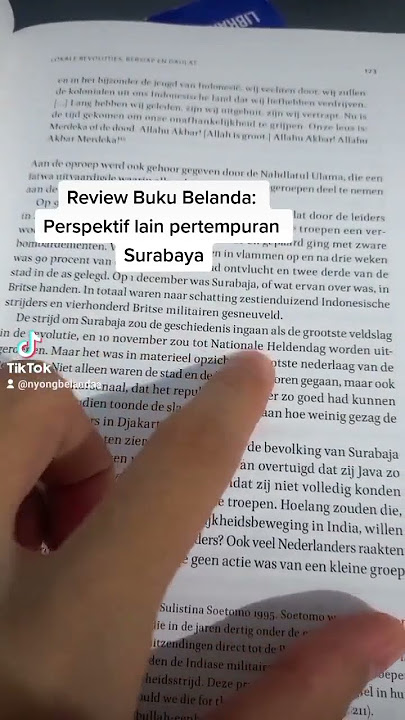 Review buku Belanda Merdeka: Perpektif lain pertempuran Surabaya #belajarbahasabelanda