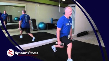 Improve balance/coordination: DB Alternating Forward Lunge-Bent-Over Row