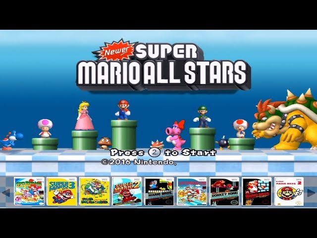 Newer Super Mario All Stars | Super Mario All Stars Hd Remake | Wii Hacks  |Thenocs - Youtube