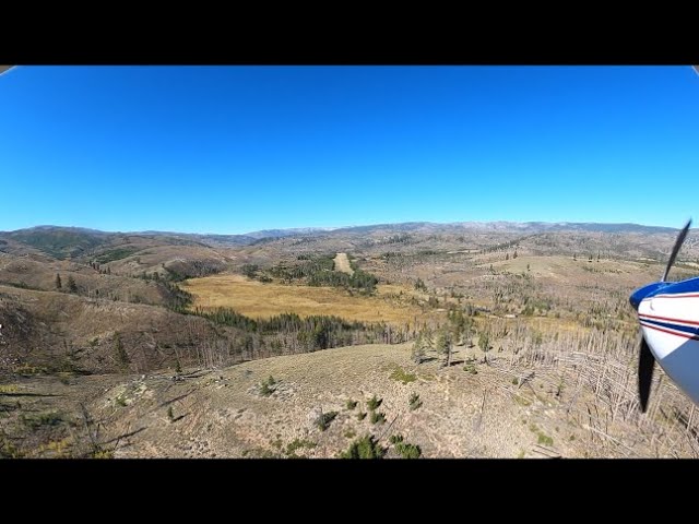 Chamberlain Basin USFS Airstrip Landing and Takeoff