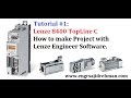 Tutorial 1 creating a lenze engineer project with 8400 highline drive
