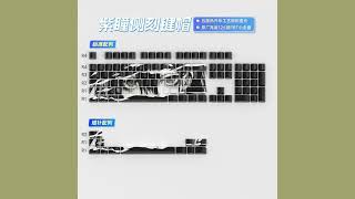 Ameth Anime 129-Key PBT Dye-Sub Keycaps Cherry Profile Japanese Mechanical Keyboard