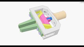 Robot gripper of wedge mechanisms 1