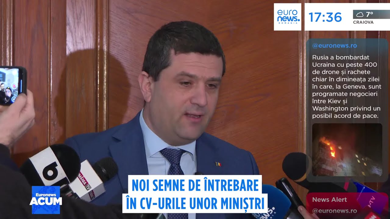 Noi semne de întrebare în CV-urile unor miniștri din Guvernul Bolojan