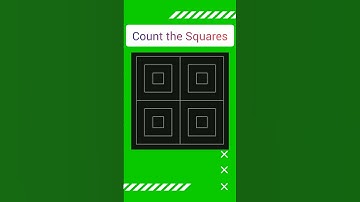 IQ Test | Count the Squares 1 #shorts