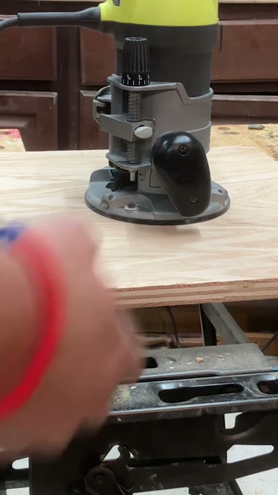 Extremely quick router table build.