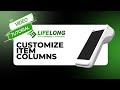 How to Customize Item Columns in Lifelong POS