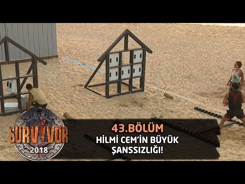 Hilmi Cem'in büyük şanssızlığı! Defalarca vurdu ama...| 43. Bölüm | Survivor 2018