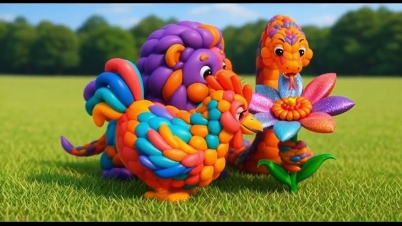 The Magic of Bubble Valley | Colorful Balloon Animals Story for Kids