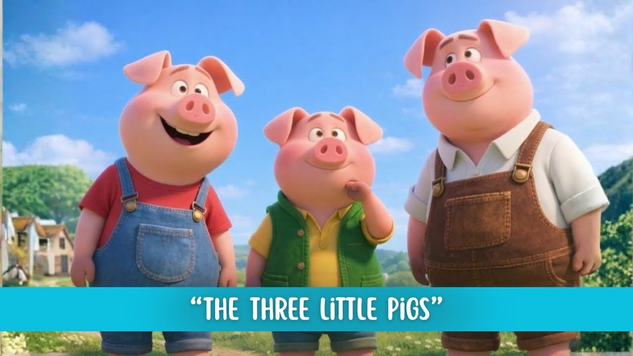 The Three Little Pigs | Bedtime Story for Kids 🌙✨