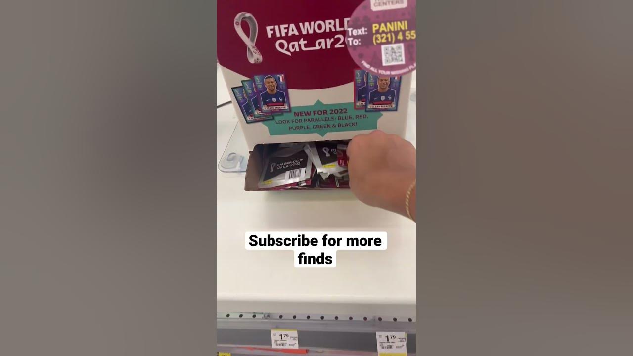 Panini FIFA World Cup Stickers at Walgreens YouTube
