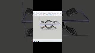 How to make a wooden ring table design in Sketchup #drawingtutorialforbeginners #graphicdesigner |