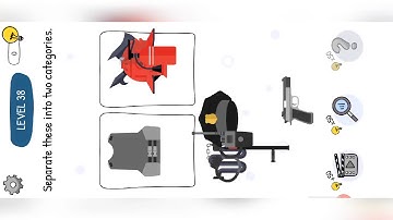 Who is level 38 gameplay walkthrough solution | separate these into two category | Who is? game