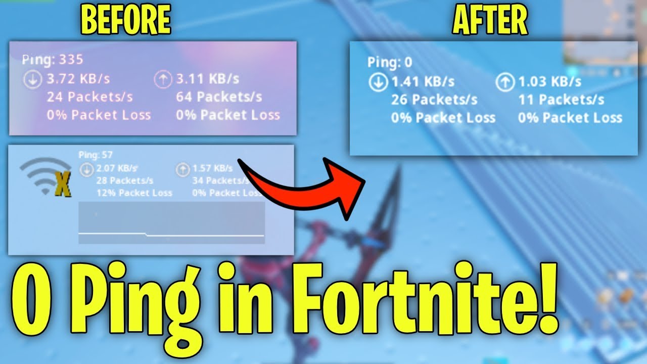 How To Get 0 Ping In Fortnite Lower Ping In Fortnite Youtube