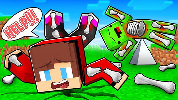 JJ and Mikey BROKEN BONES and Hurt Their Bodies - Minecraft Animation / Maizen