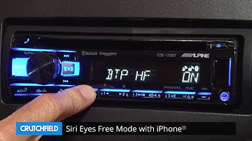 Alpine CDE-172BT Display and Controls Demo | Crutchfield Video