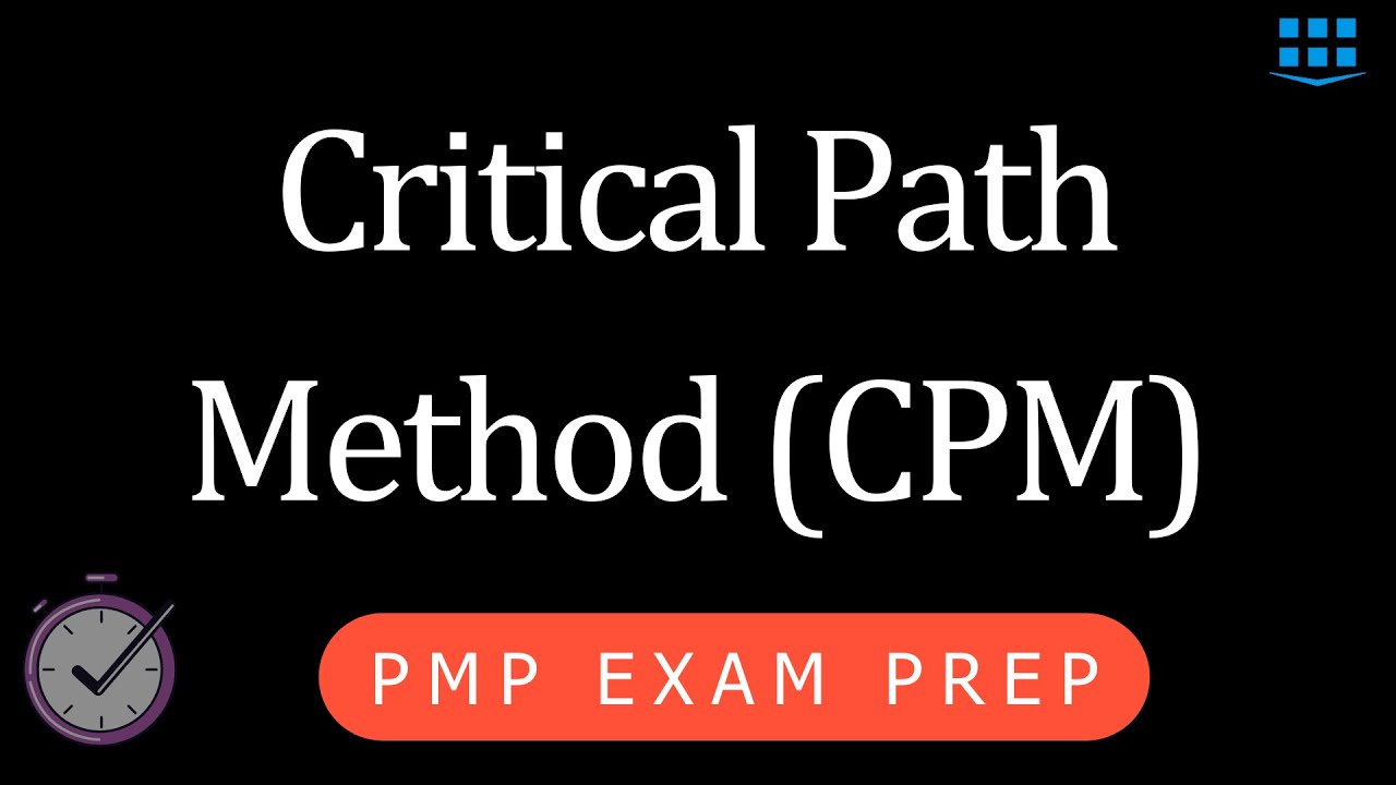Critical Path Method - PMP Exam - YouTube