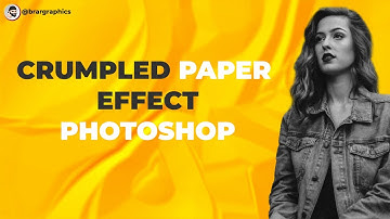 How to Create Crumpled Paper effect in Photoshop Without any Texture image | Photoshop Tutorial 2021