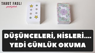 Önümüzdeki yedi günde/ Gün, gün/ Aklından, kalbinden geçenler?/ Tarot, tarot falı