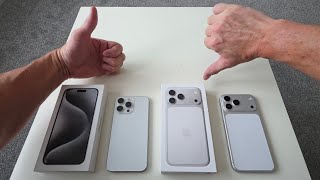 iPhone 17 Pro Max vs 15 Pro Max | White Design Showdown. Why I’m sticking with the 15!