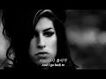 비참했던 한 여자는, 또다시: Amy Winehouse - Back To Black (2006) [가사번역]