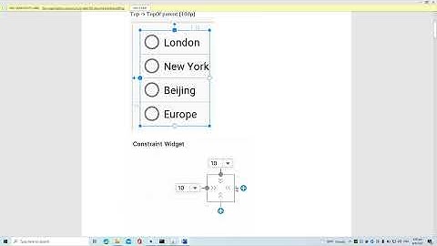 Constraints Layout Demo