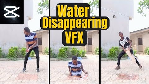Water Splash Disappearing VFX | How to do Water disappearing Magic Trick | CapCut VFX Tutorial