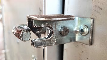Chốt cửa tự đóng #2. Không cần hàn (self-closing door latch #2)