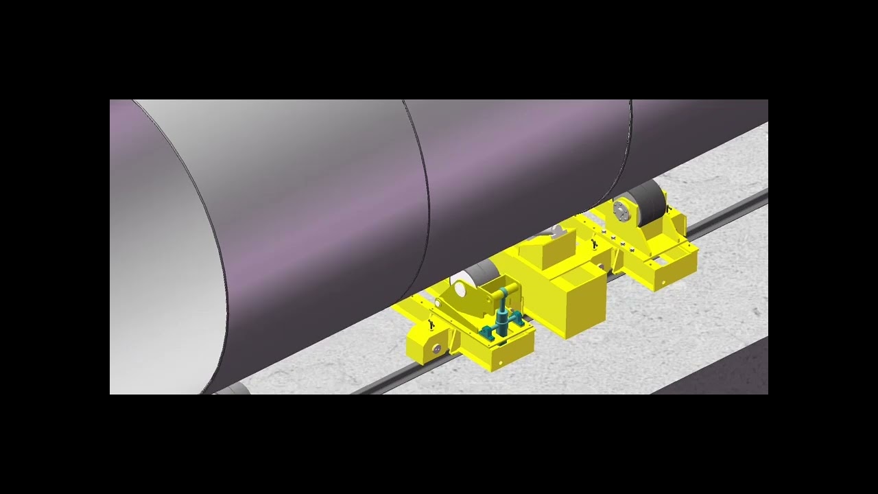 250t Self Aligning Rotator and Welding Turning Rolls Apply in Rotator, Welding Turning Rolls, Vessel