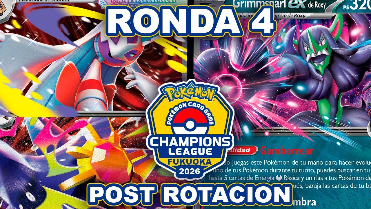 MEGAS FROSLASS MEGA STARMIE APARECEN en R4 CHAMPIONS LEAGUE FUKUOKA POKEMON TCG 2026