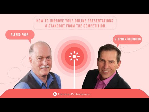 Improve Your Online Presentations & Standout From The Competition with Alfred Poor