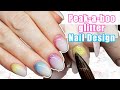 WATCH ME WORK | Peek-a-boo glitter nail design