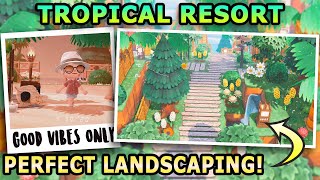 This TROPICAL RESORT Is The Best Yet! w/ Interview | Animal Crossing New Horizons 5 Star Island Tour