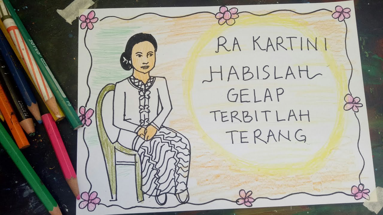 68 Kumpulan Gambar Kartun Ibu Kita Kartini Sketsa