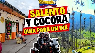 VALLE DEL COCORA y SALENTO un DÍA en moto | Guía y recomendación | EJE CAFETERO COLOMBIA 🇨🇴 |Quindío