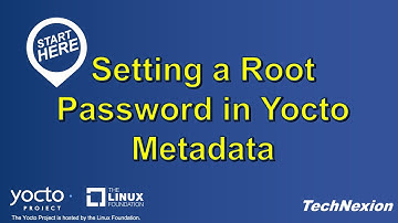 TechNexion Tutorial : Setting a Root Password in Yocto Metadata