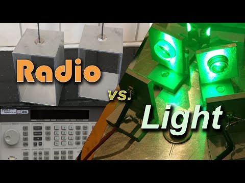 Photons in Radio Waves and Visible Light