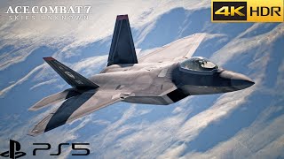 ACE COMBAT 7: SKIES UNKNOWN, PS5 4K 60fps Gameplay