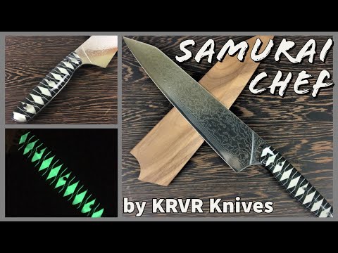 Samurai Chef - Gyuto K-tip 10in Chef's Knife - Samurai Damascus - Kata -  Soul Built