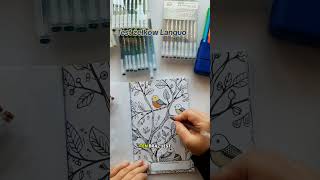 Test długopisów żelowych Languo do kolorowania. #kolorowanka #arteterapia