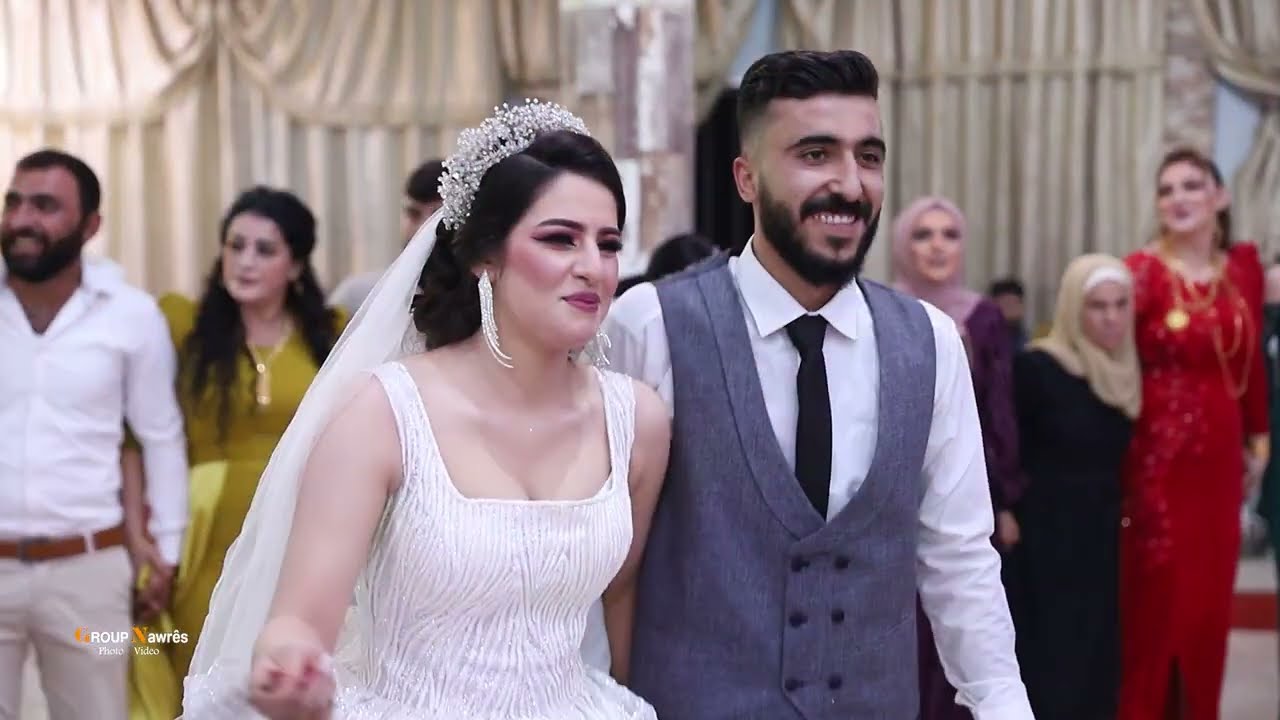 #زفاف جوان ❤ شيرين . تصوير كروب نورس مزكين ملالي أبو نورس عامودا رقص كردي سيف الدين بوزو