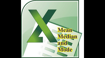 Calculating Measures of Central Tendency Using Excel