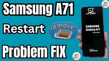 Samsung Galaxy  A71 | hardware Restart & Hang On Logo problem Solve 100%