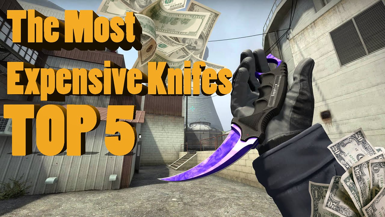 CSGO: The Most Expensive Knives of 2016 TOP 5 - YouTube