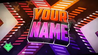 Purple/Orange Intro Template