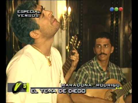 Rodrigo le canta a Diego en cuba - Versus