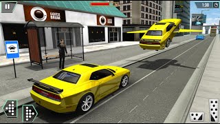 Flying Taxi Car Driver Transport Simulator - Android Gameplay # 1 screenshot 3
