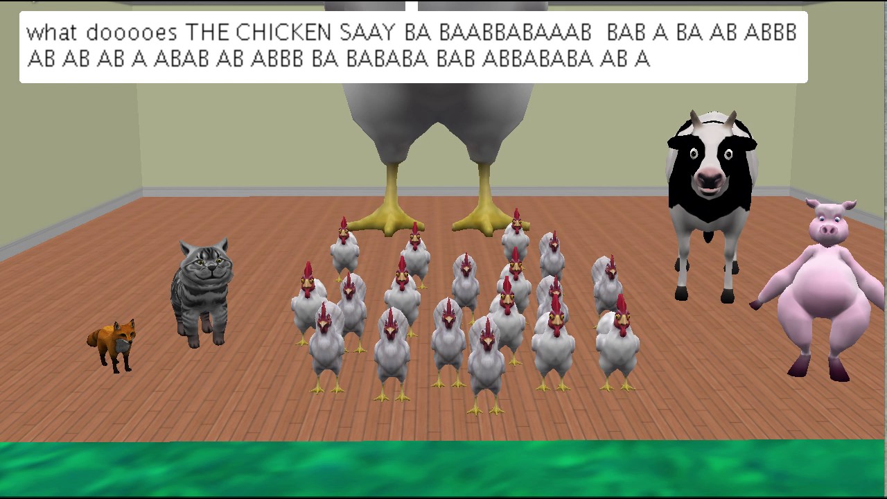 What Does the Chicken Say? YouTube