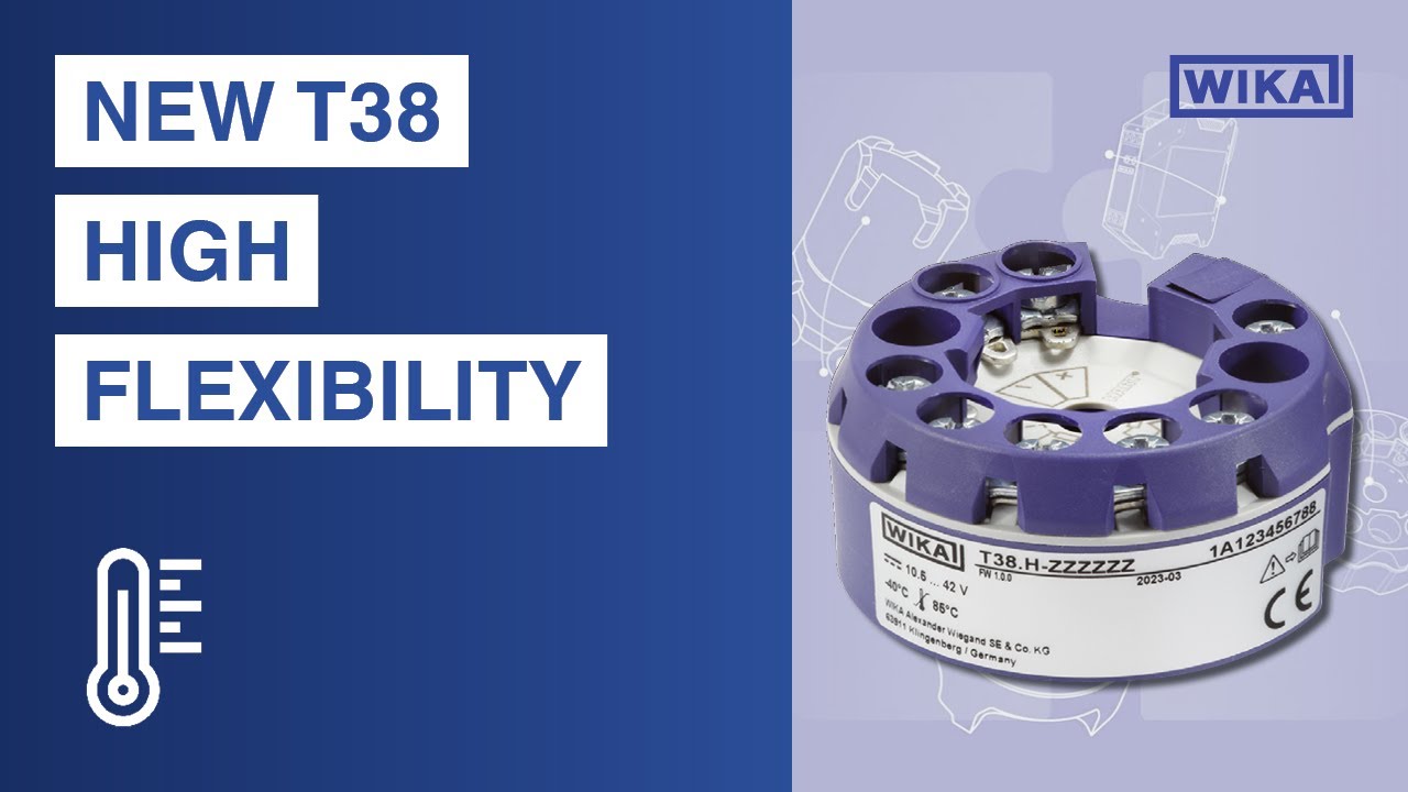 Discover our new temperature transmitter T38 | High Flexibility